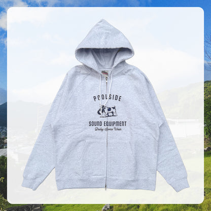 POOL SIDE Record Dogs Zip Hoodie