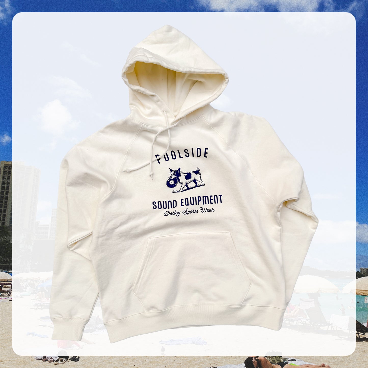 POOL SIDE Record Dogs Hoodie