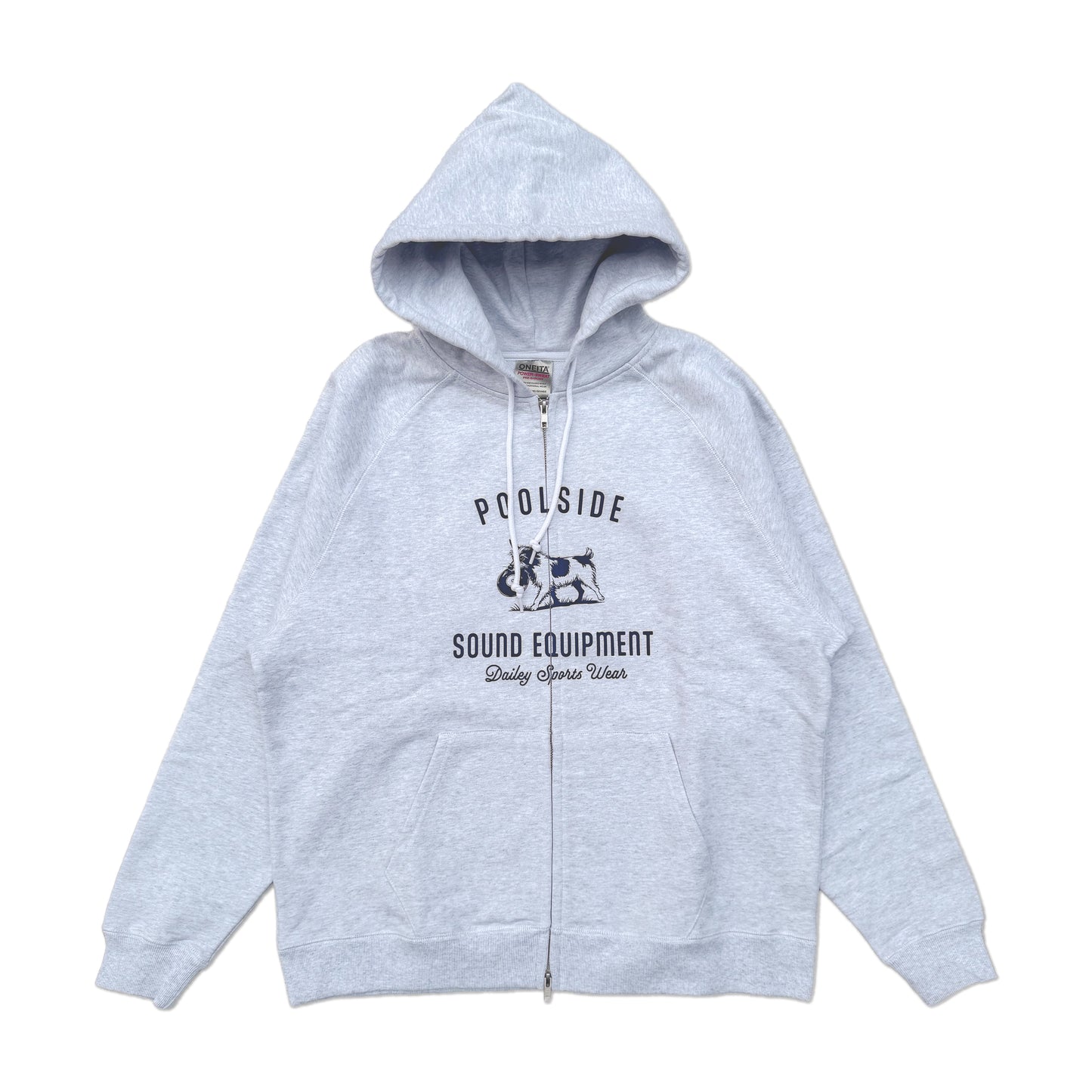 POOL SIDE Record Dogs Zip Hoodie