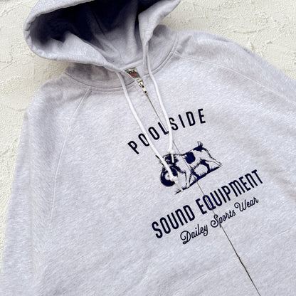 POOL SIDE Record Dogs Zip Hoodie