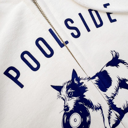POOL SIDE Record Dogs Zip Hoodie
