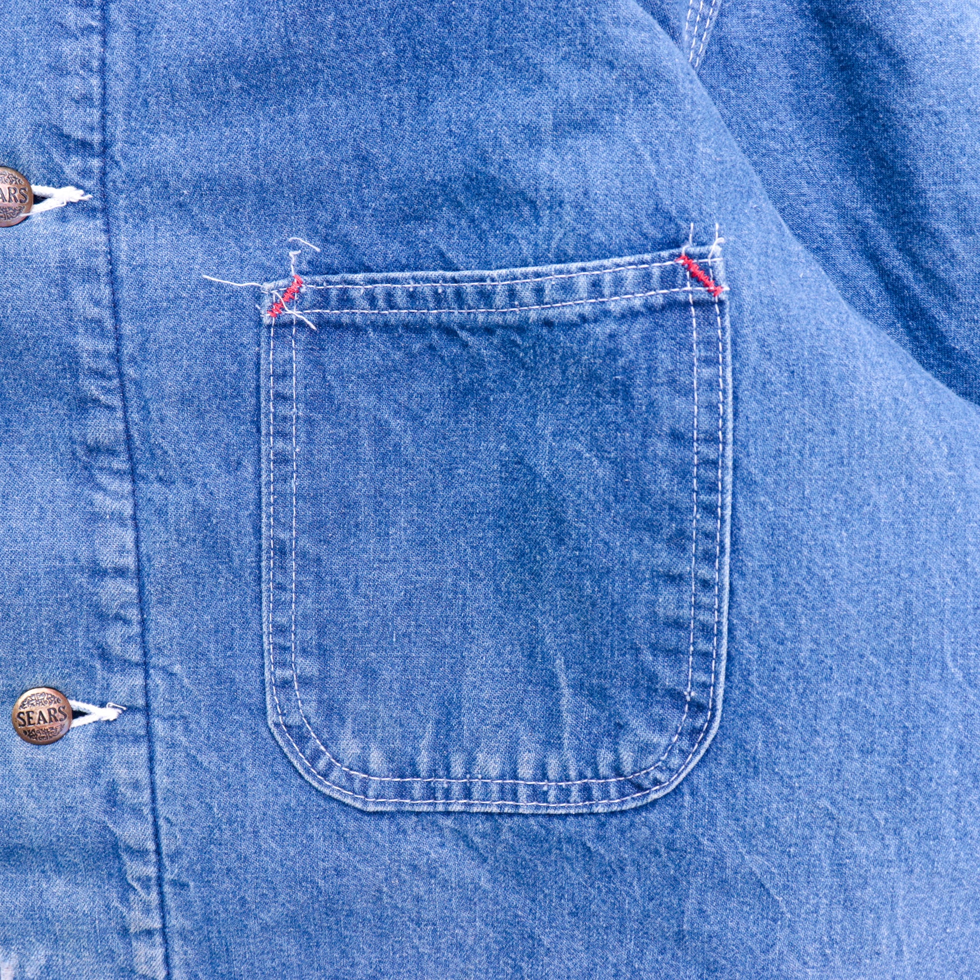 70s Sears Denim Coverall Jacket – POOL SIDE