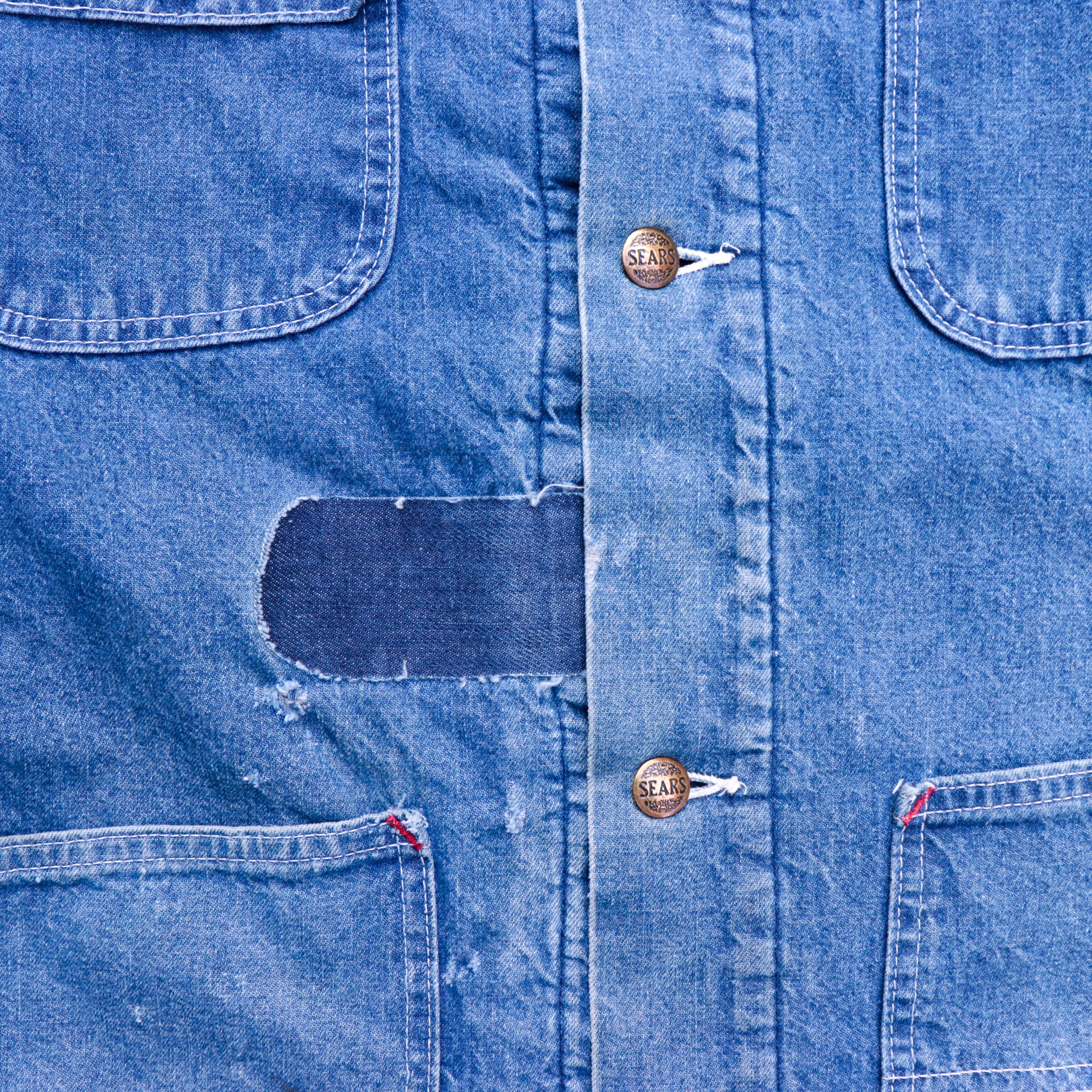 70s Sears Denim Coverall Jacket – POOL SIDE