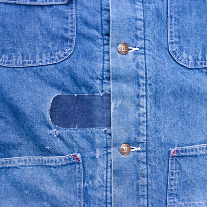 70s Sears Denim Coverall Jacket
