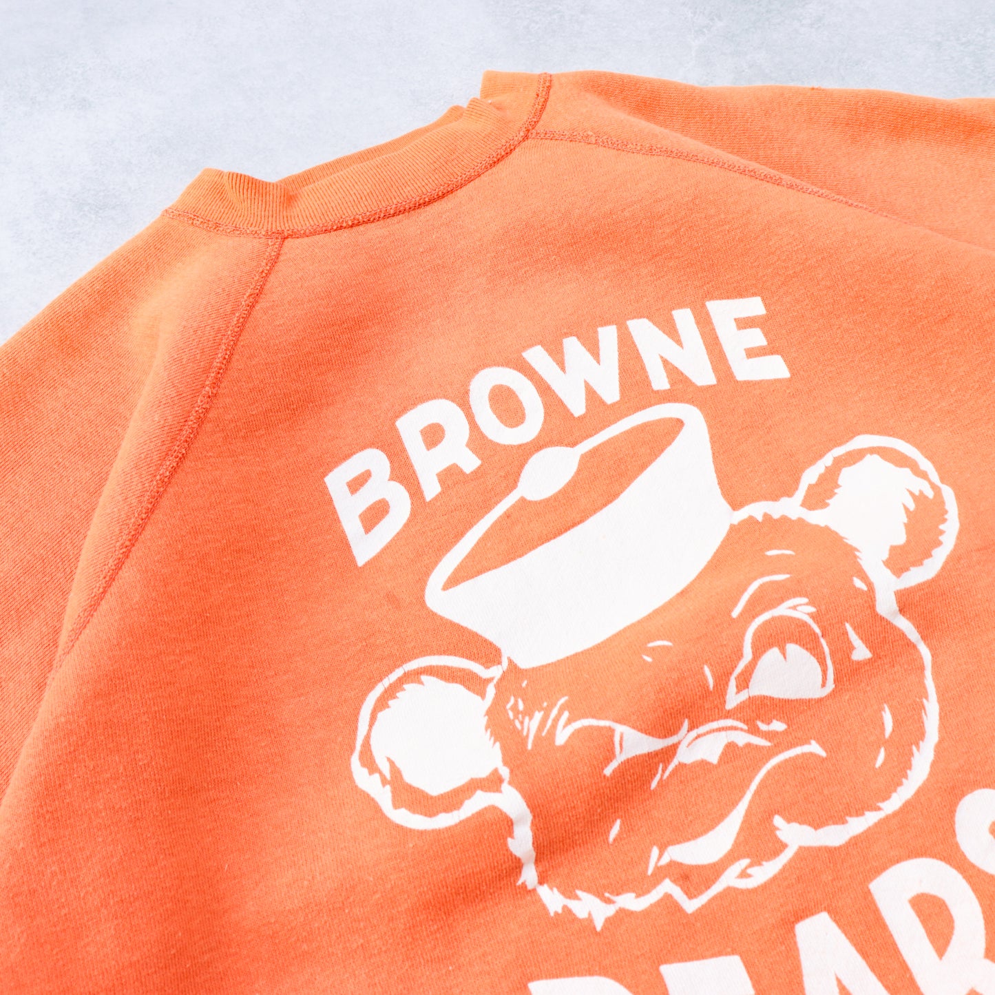 60s Russell S/S Sweat "BROWNE BEARS"