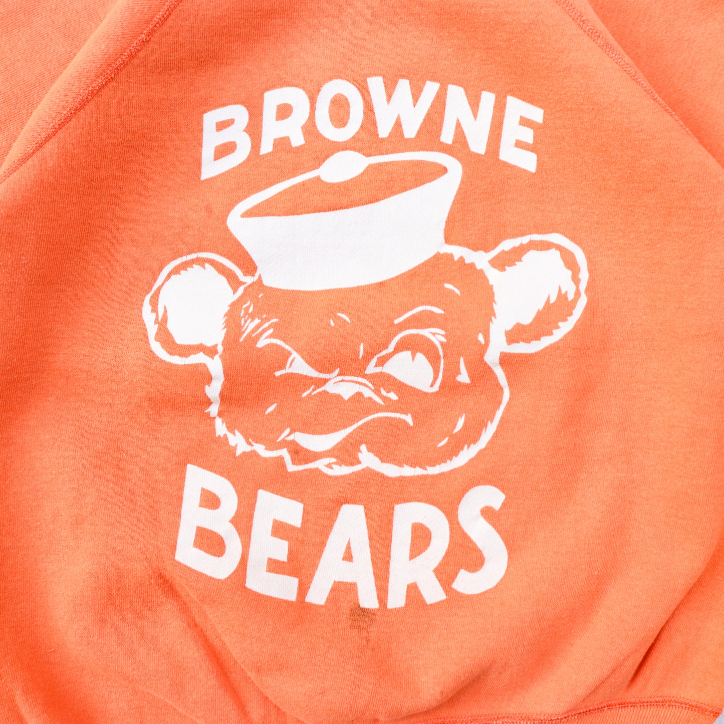60s Russell S/S Sweat "BROWNE BEARS"