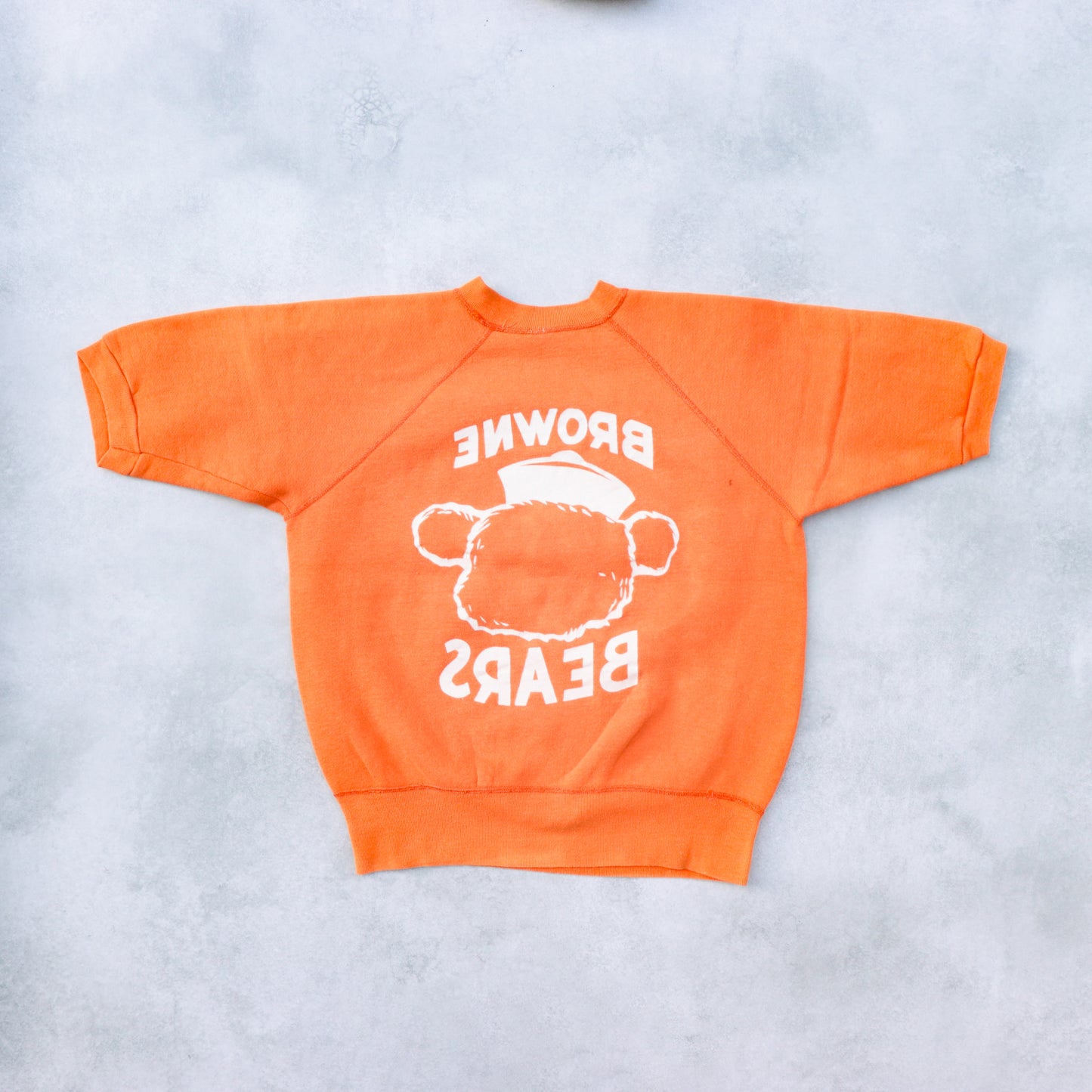 60s Russell S/S Sweat "BROWNE BEARS"