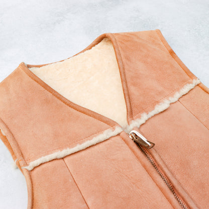 50s Mouton Boa Vest
