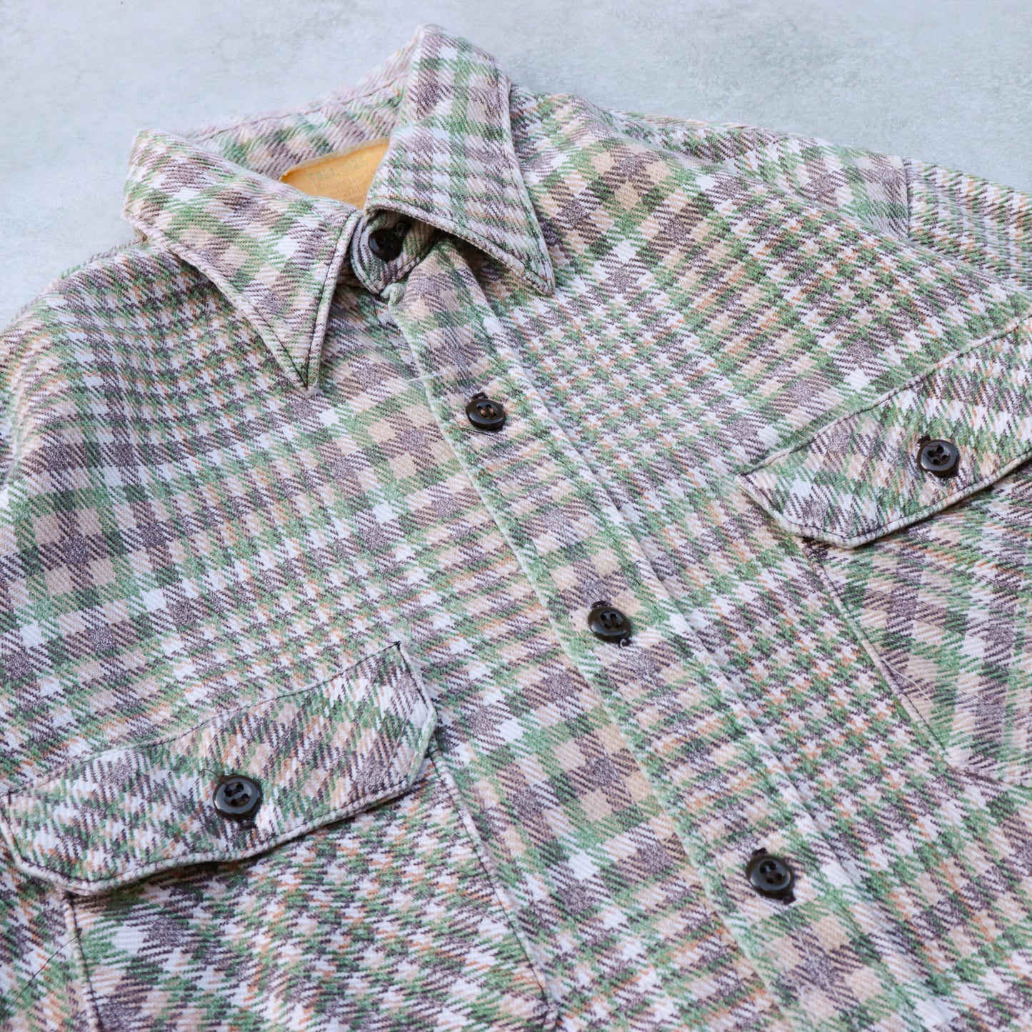 70s Sears Printed Flannel Shirts