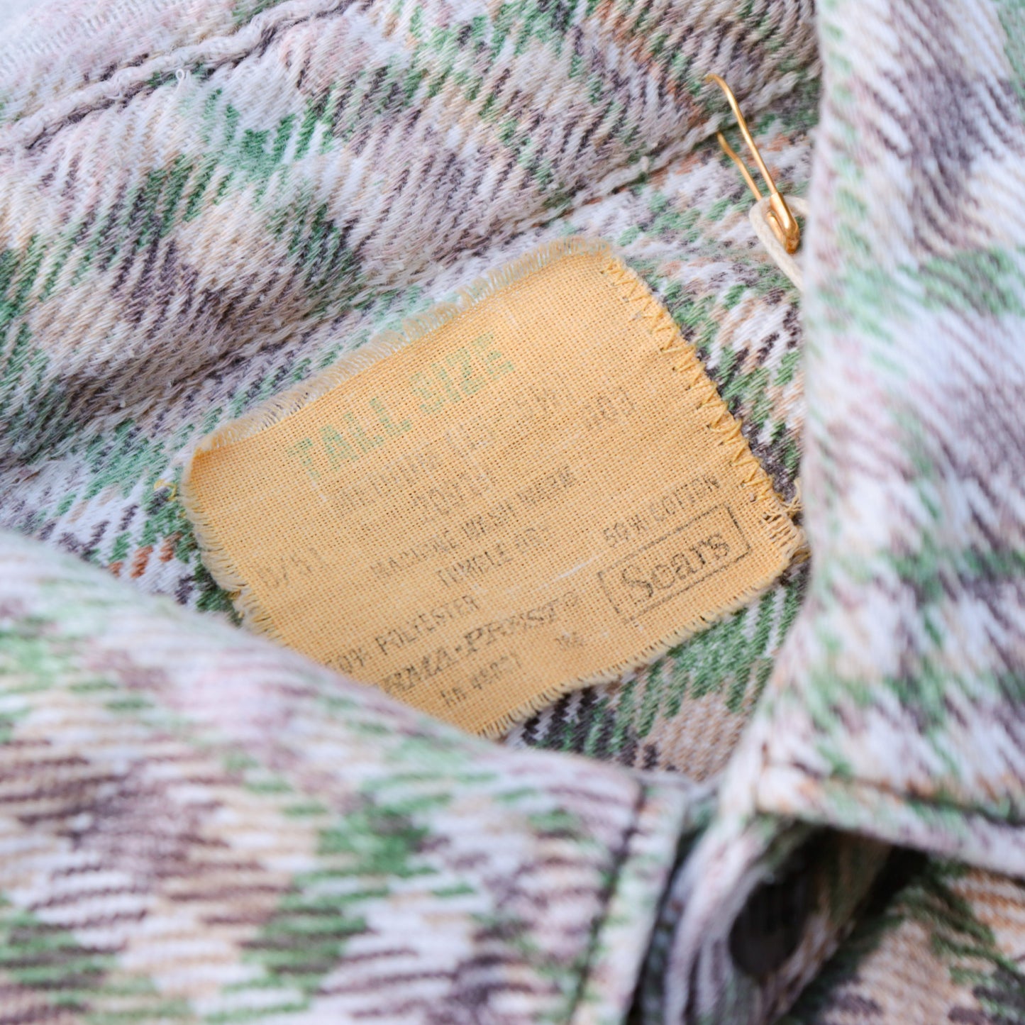 70s Sears Printed Flannel Shirts