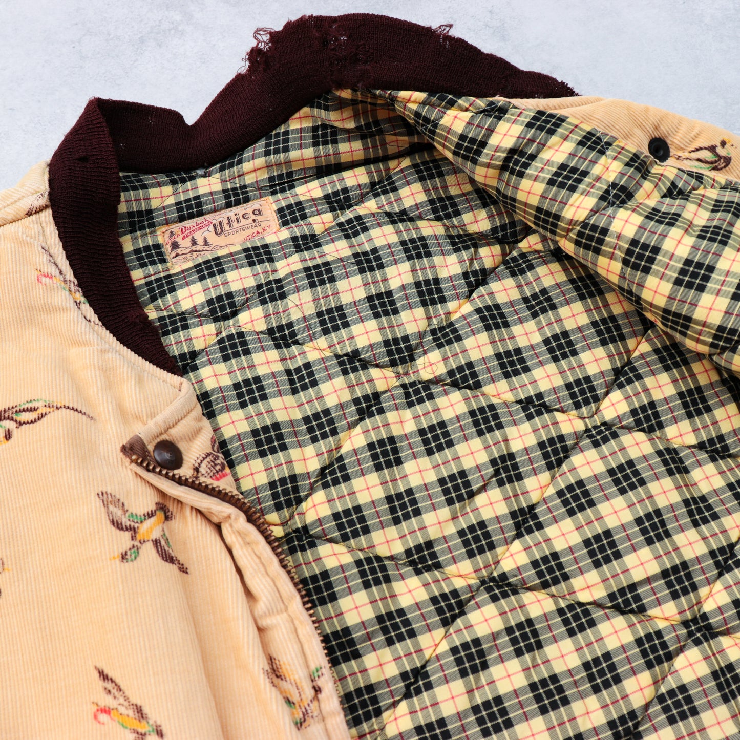 50s DUXBAK Duck Print Vest