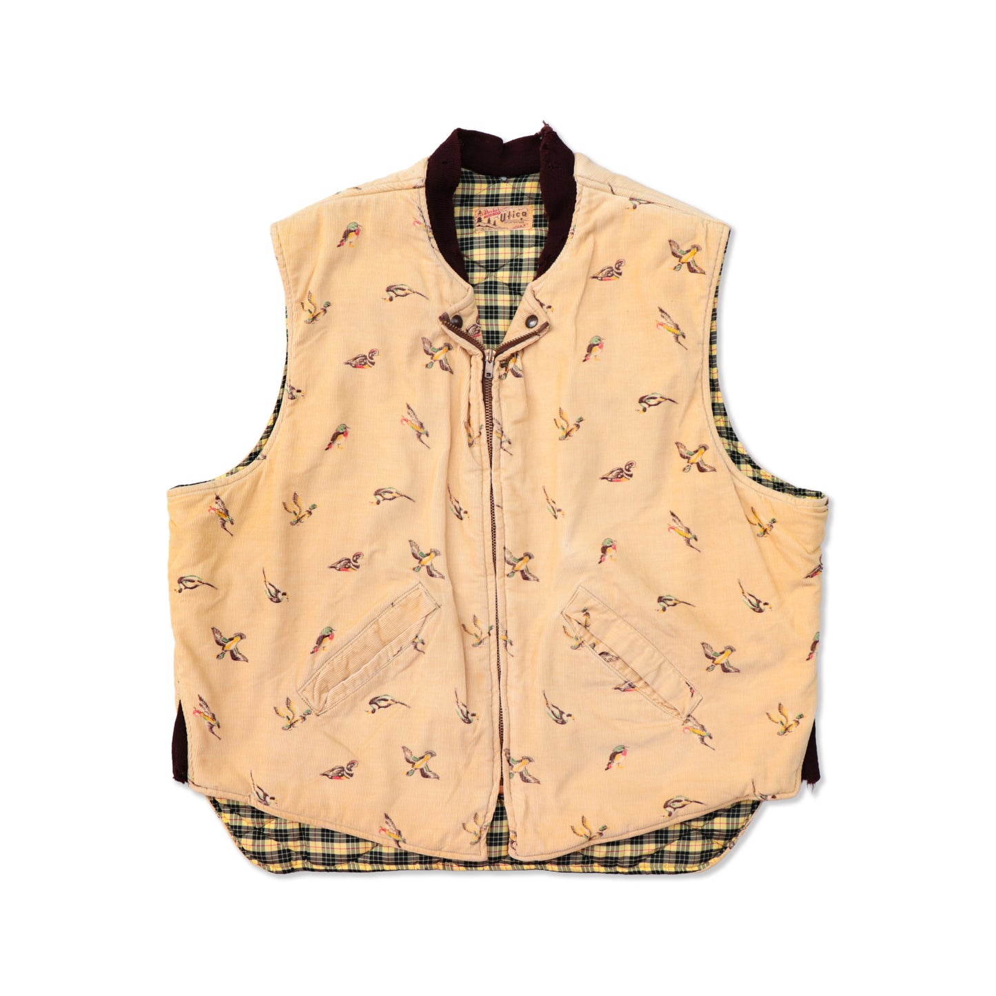 50s DUXBAK Duck Print Vest