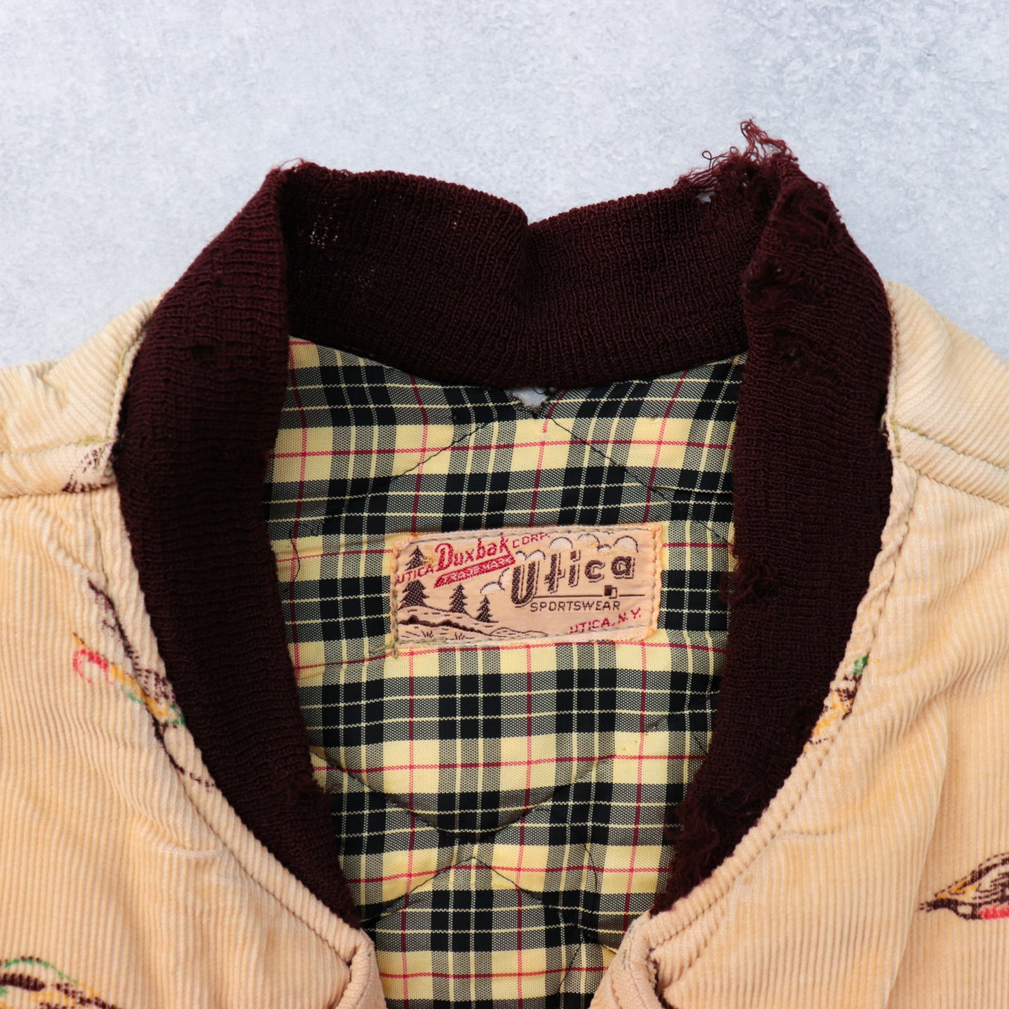 50s DUXBAK Duck Print Vest