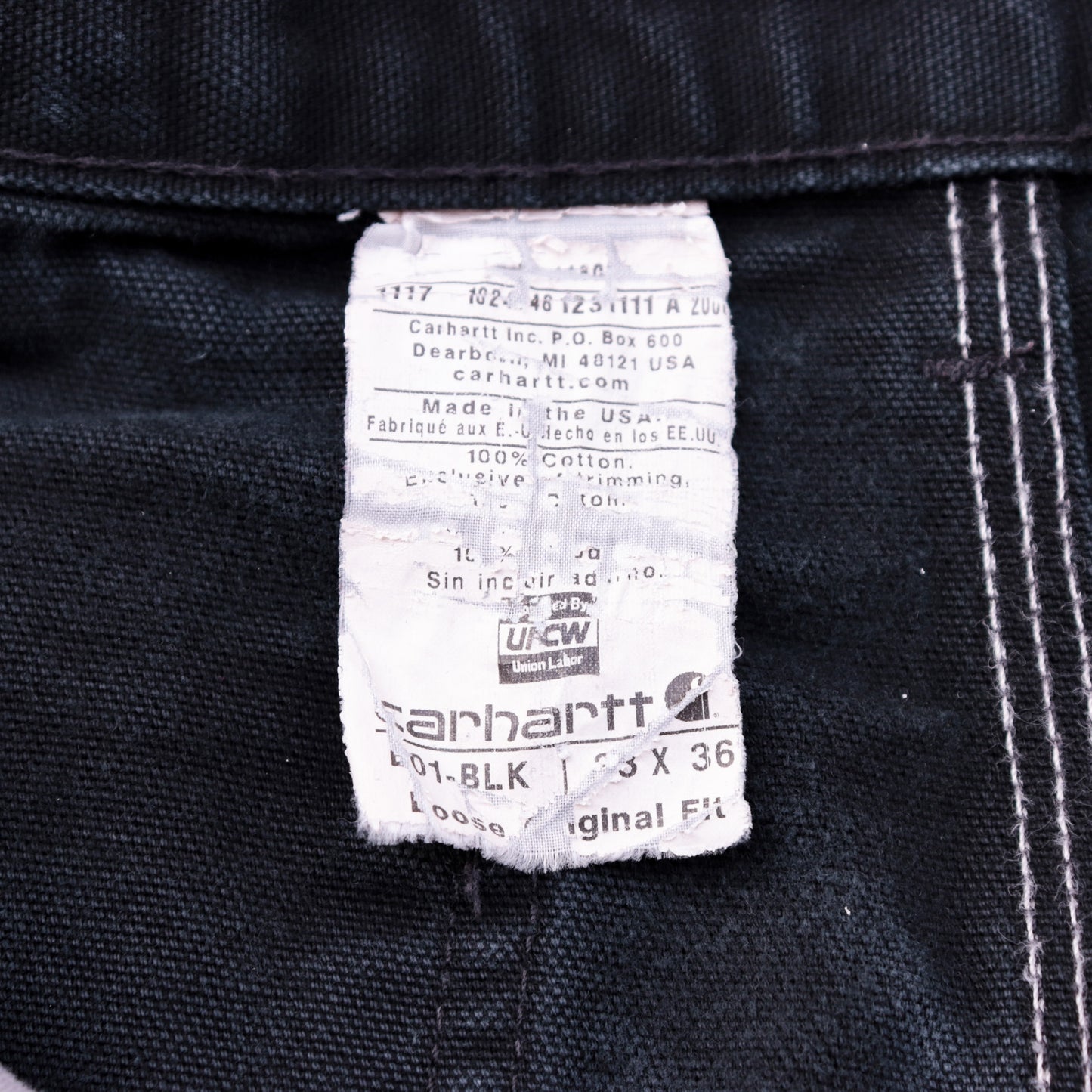 Carhartt Double Knee Duck Pants made in USA