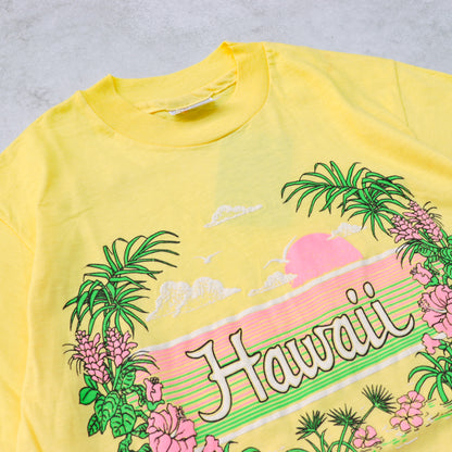 Flocky Printed Hawaii Tee(Dead Stock)