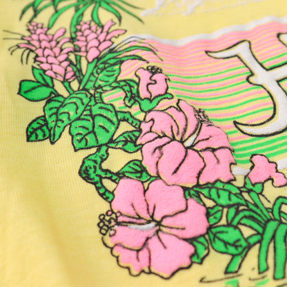 Flocky Printed Hawaii Tee(Dead Stock)