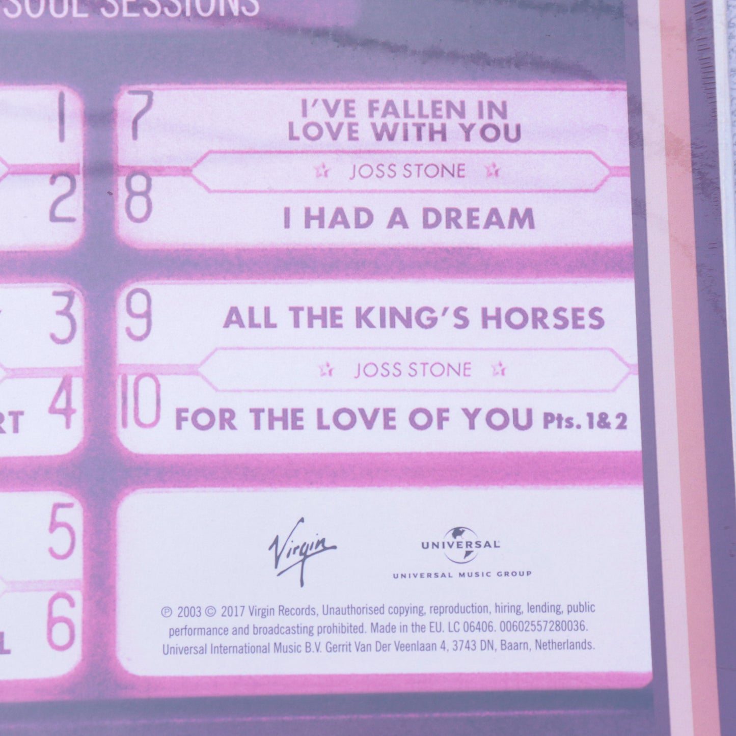 JOSS STONE / The Soul Sessions