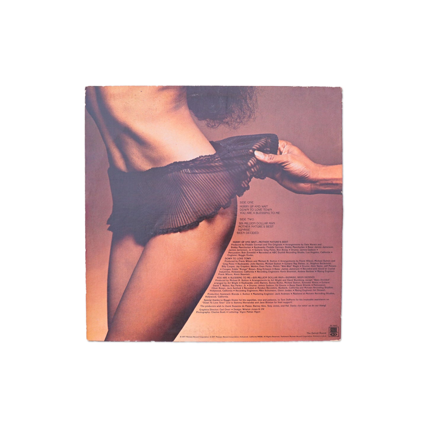 THE ORIGINALS / Down To Love Town