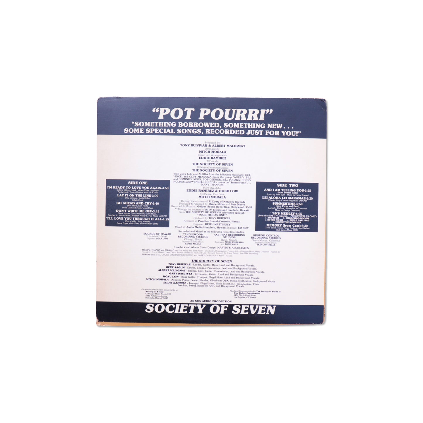 SOCIETY OF SEVEN / Pot Pourri