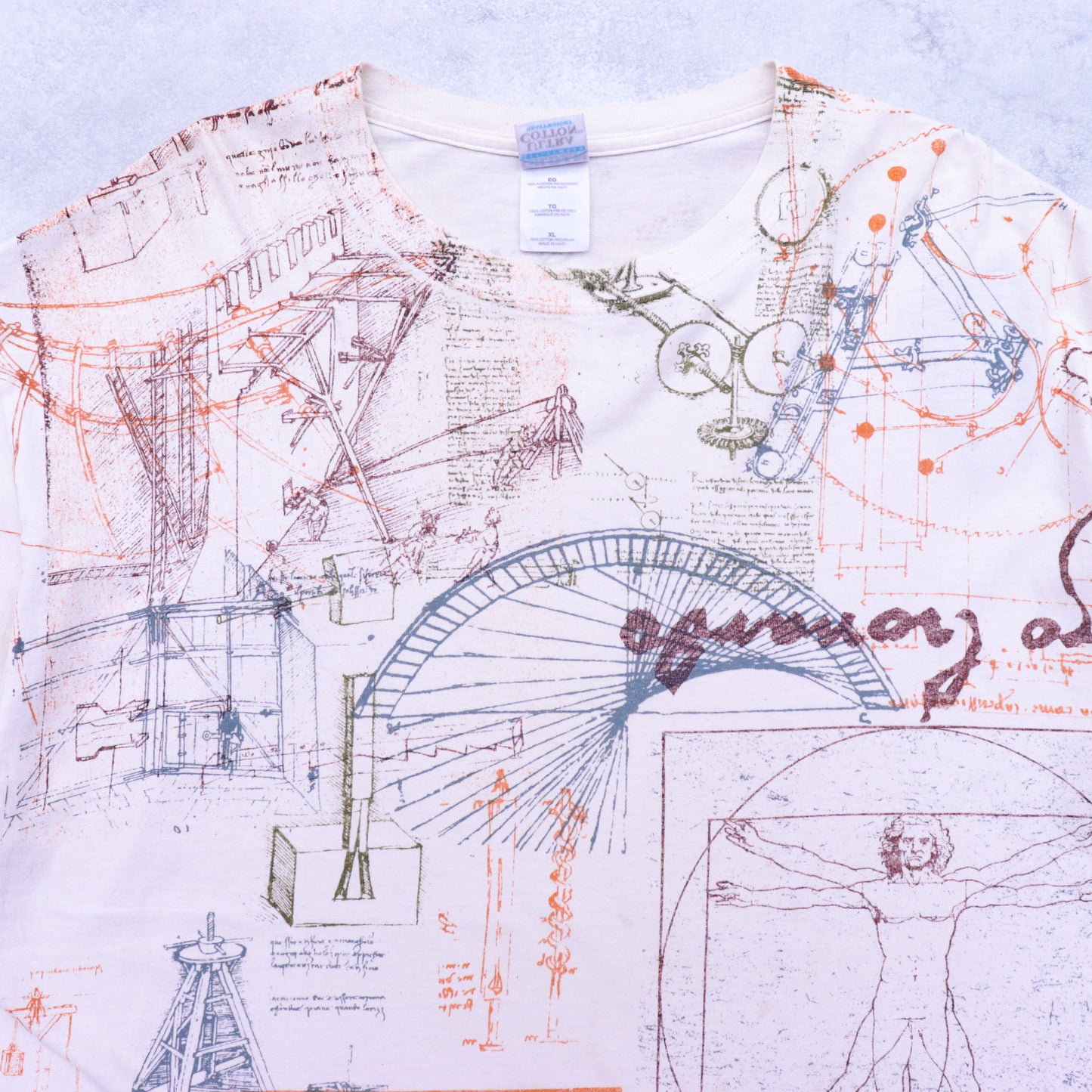 Leonardo Da Vinci Roma Art Tee