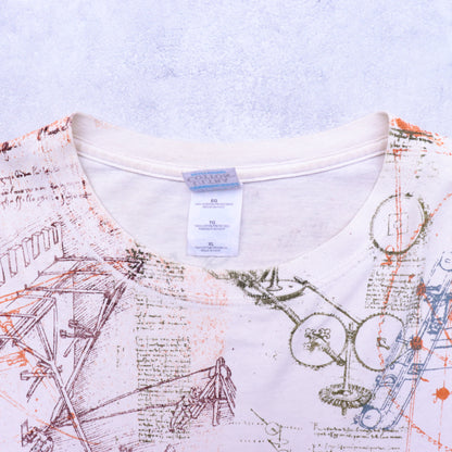 Leonardo Da Vinci Roma Art Tee