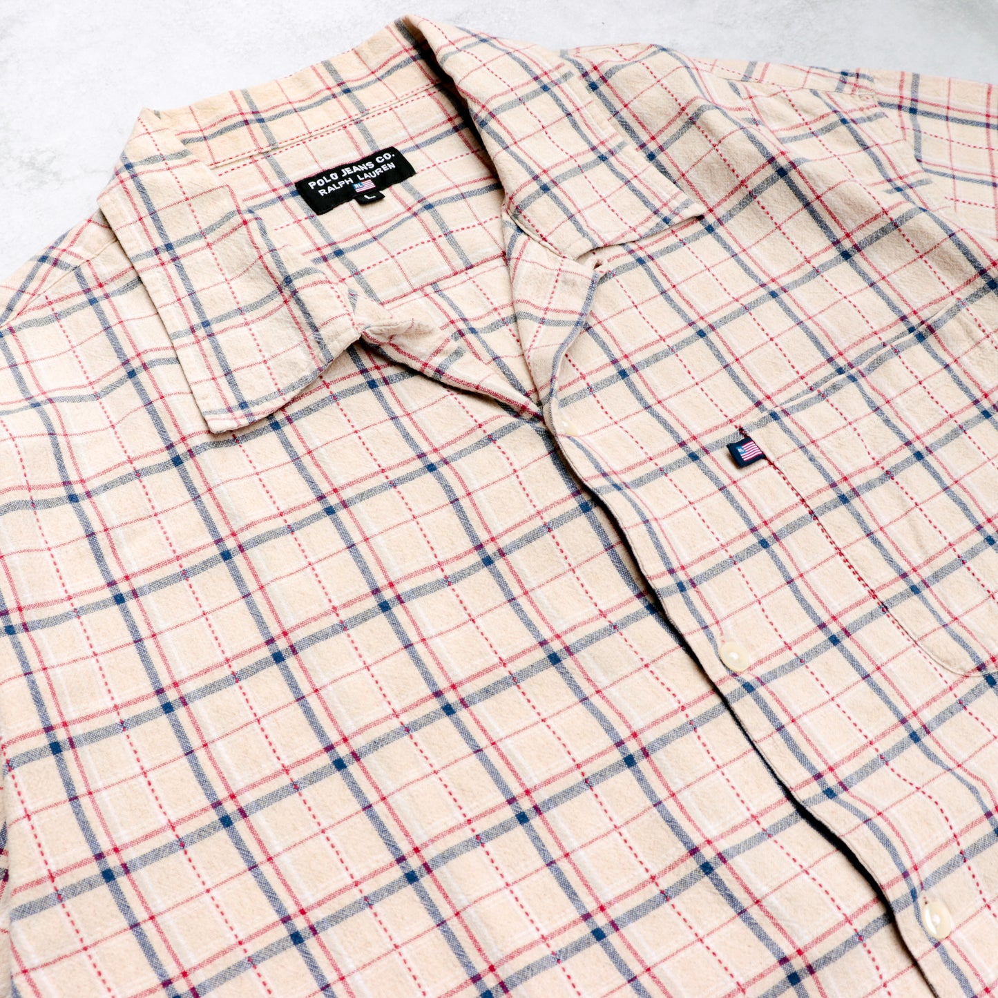 POLO JEANS S/S Open Collar Shirts
