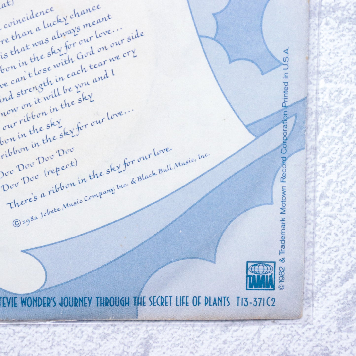 STEVIE WONDER / Ribbon In The Sky