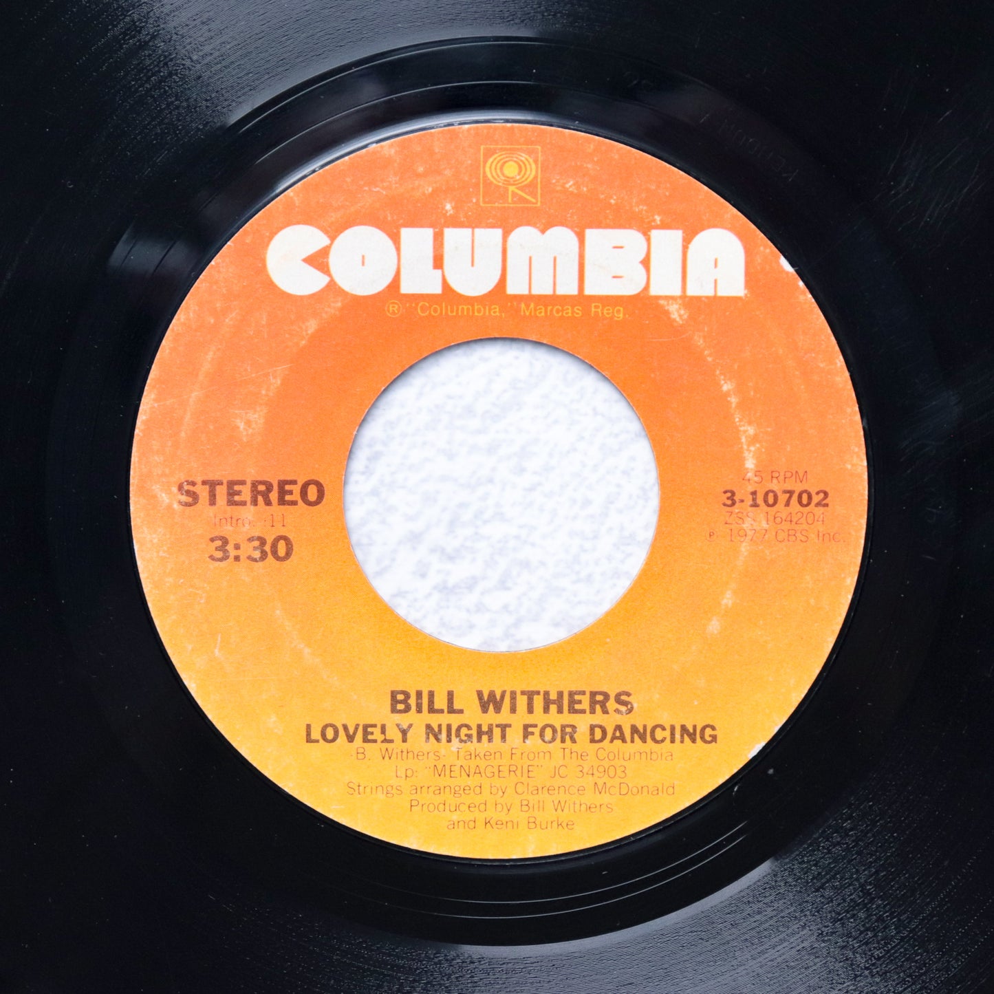 BILL WITHERS / Lovely Night For Dancing