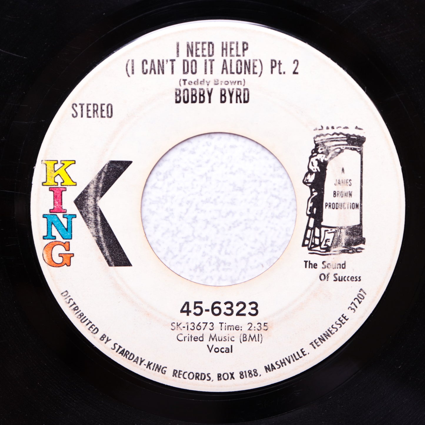 BOBBY BYRD / I Need Help