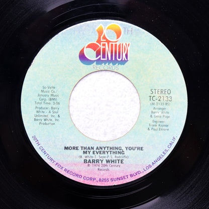 BARRY WHITE / More Than Anything You're My Everything