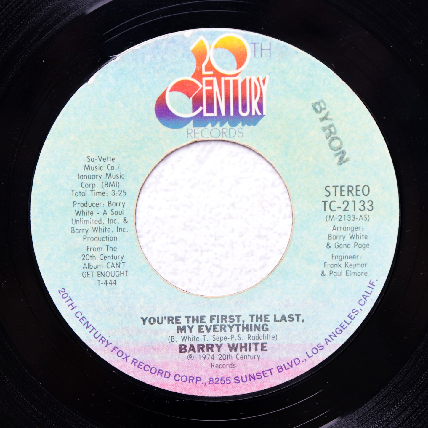 BARRY WHITE / More Than Anything You're My Everything