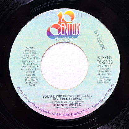 BARRY WHITE / More Than Anything You're My Everything
