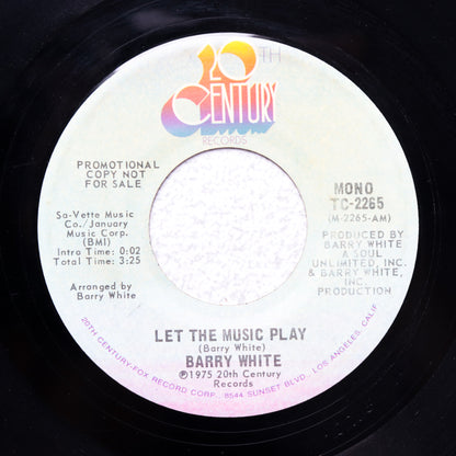 BARRY WHITE / Let The Music Play