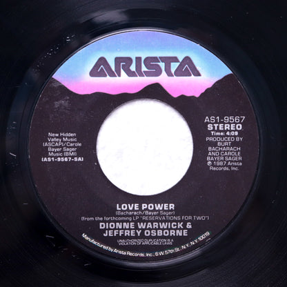 DIONNE WARWICK & JEFFERY OSBORNE / Love Power