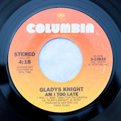 GLADYS KNIGHT / Am I Too Late