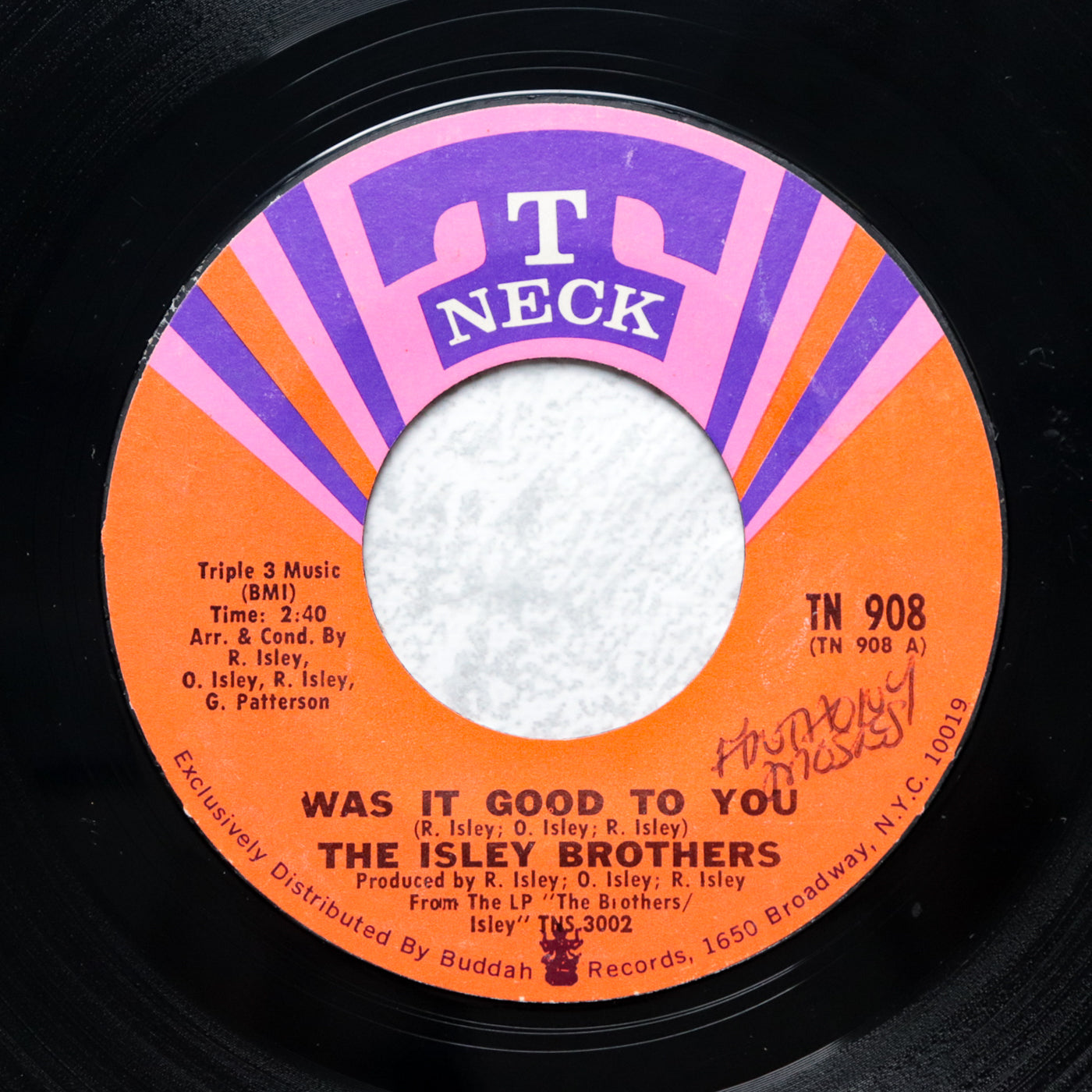 THE ISLEY BROTHERS / Was It Good to You