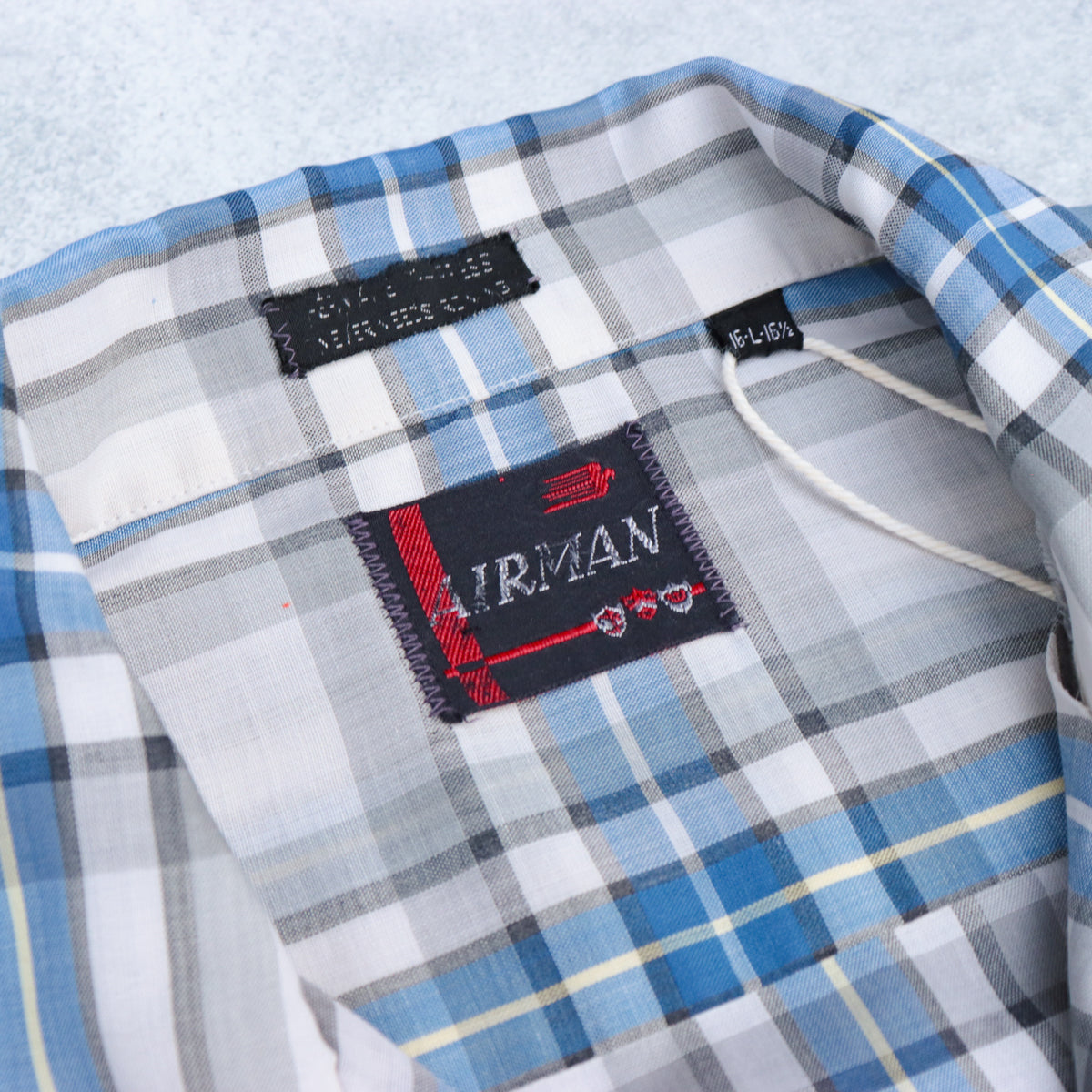 70s AIRMAN S/S Check Shirts