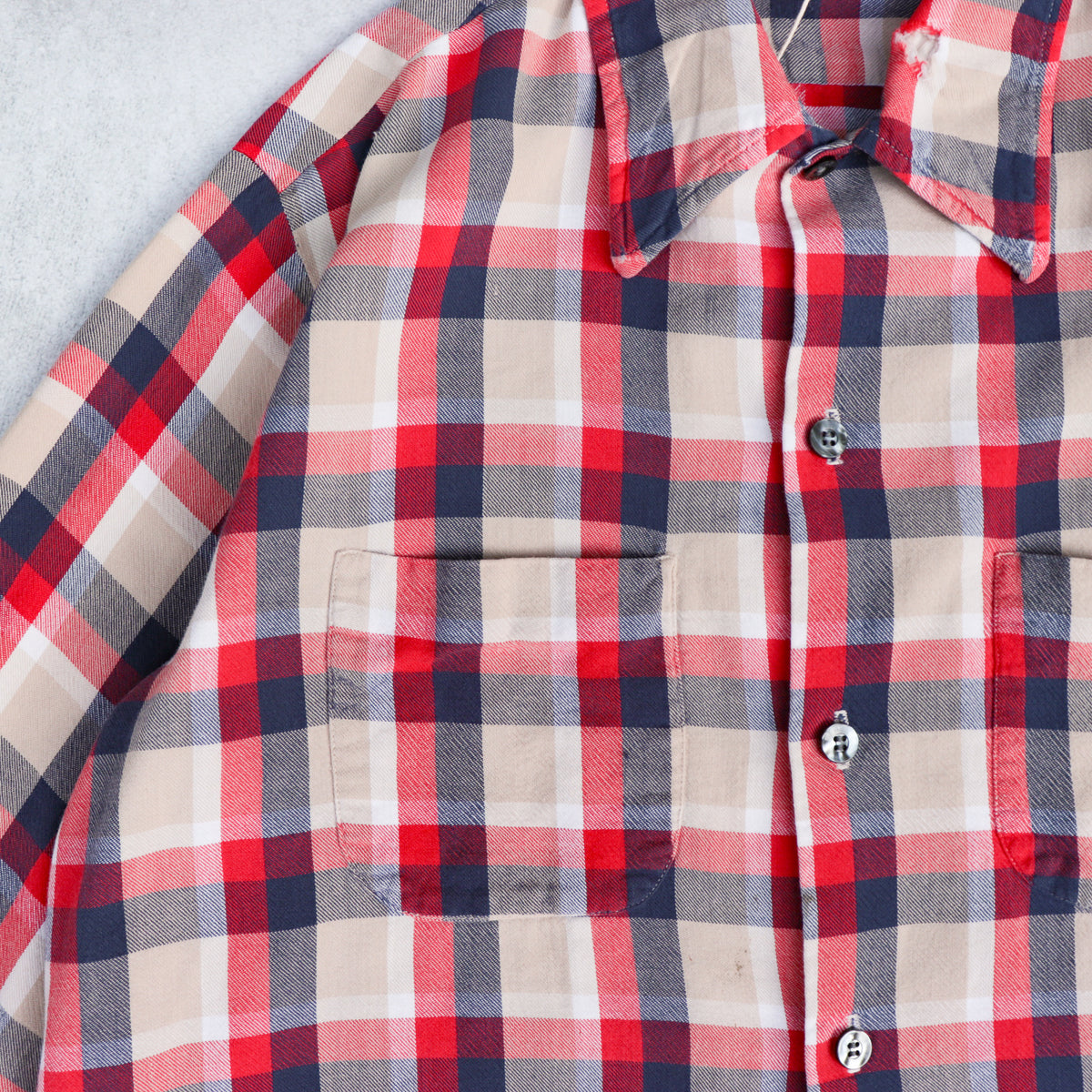 70s CONWAY Check Flannel Shirts
