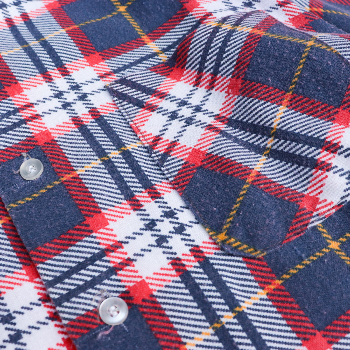 70s PERMANENT PRESS Printed Flannel Shirts