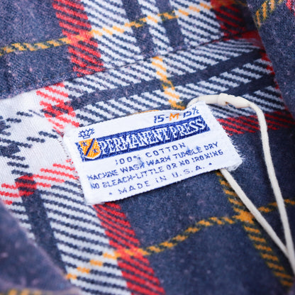 70s PERMANENT PRESS Printed Flannel Shirts