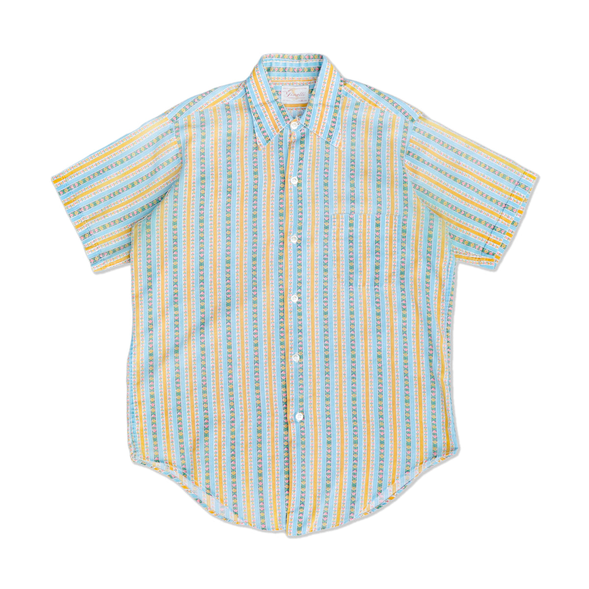 70s Ginelli Flower Printed Shirts