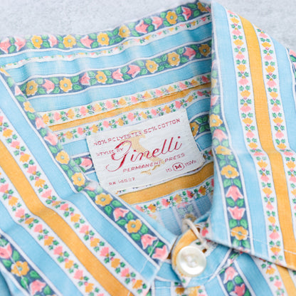 70s Ginelli Flower Printed Shirts