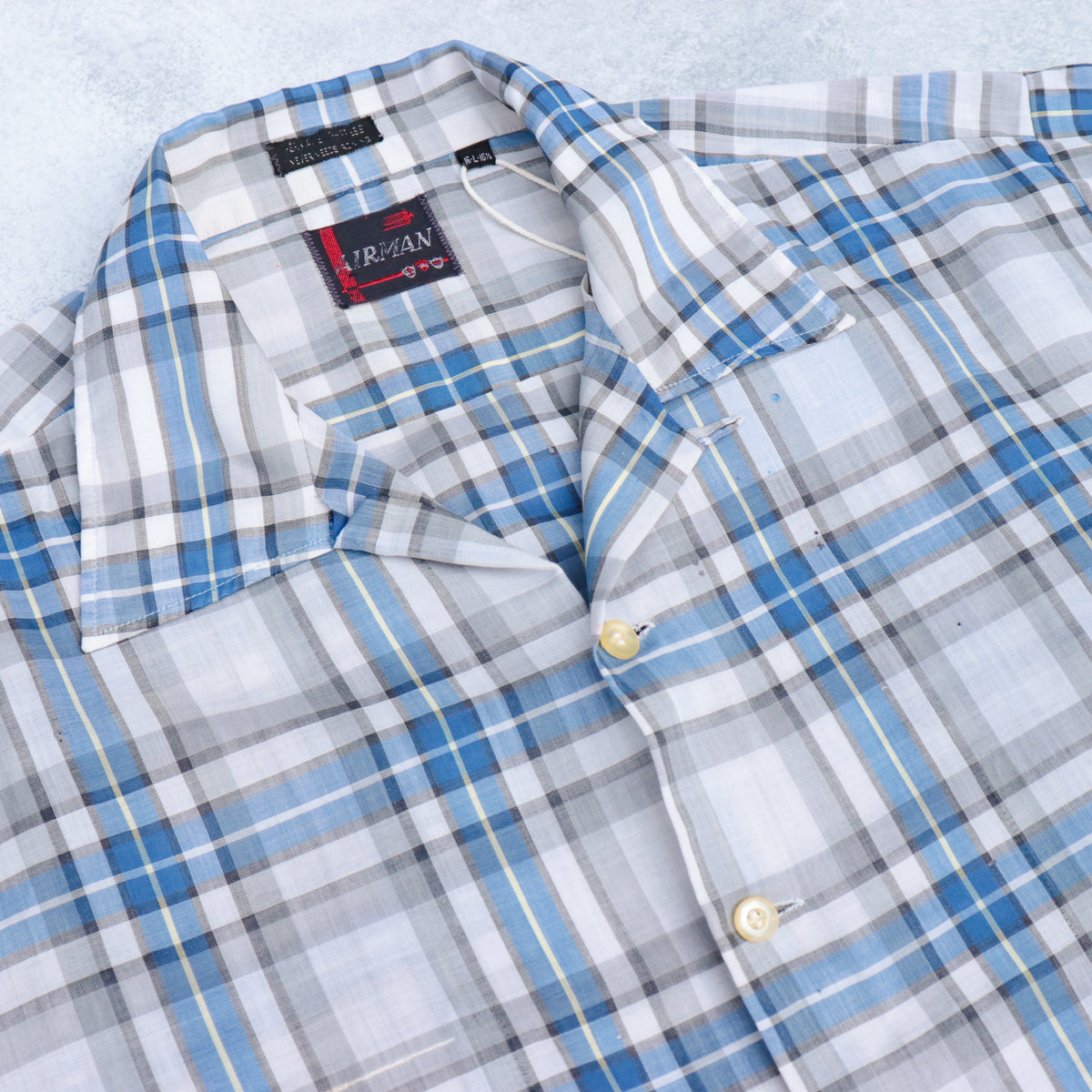 70s AIRMAN S/S Check Shirts