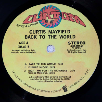 CURTIS MAYFIELD / Back To The World