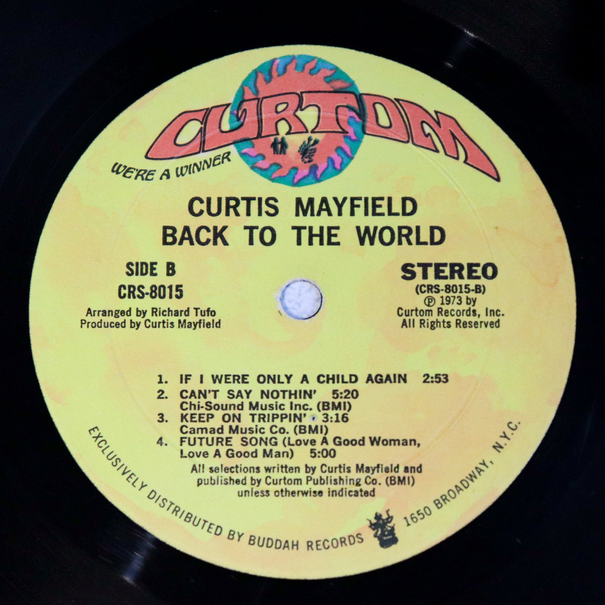 CURTIS MAYFIELD / Back To The World
