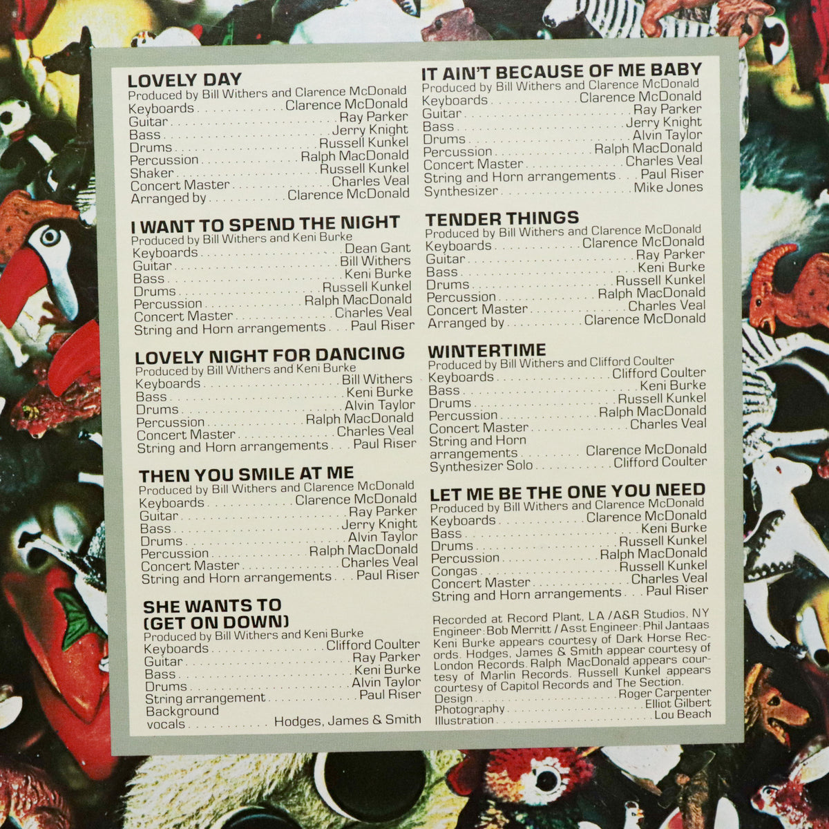 BILL WITHERS / Menagerie