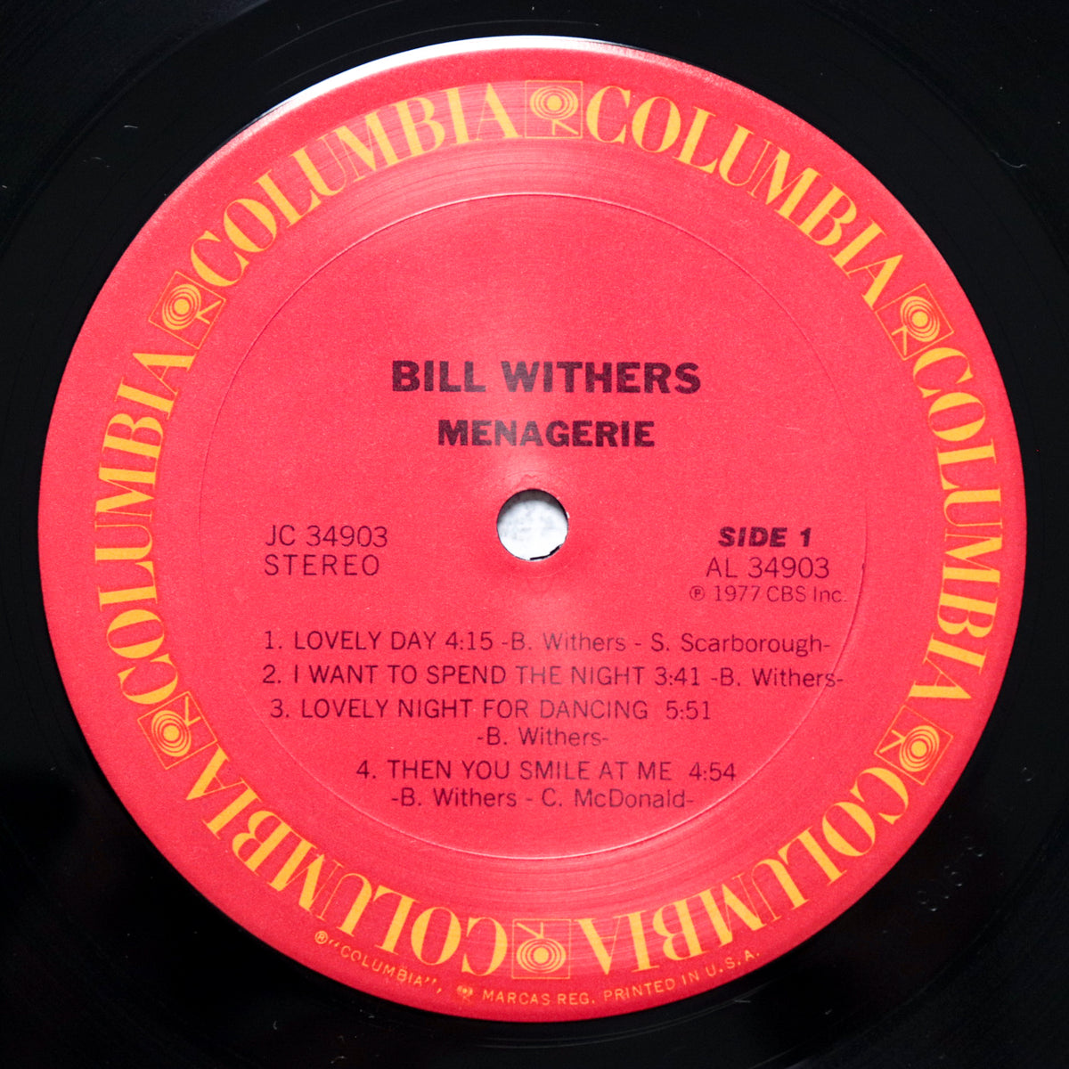 BILL WITHERS / Menagerie