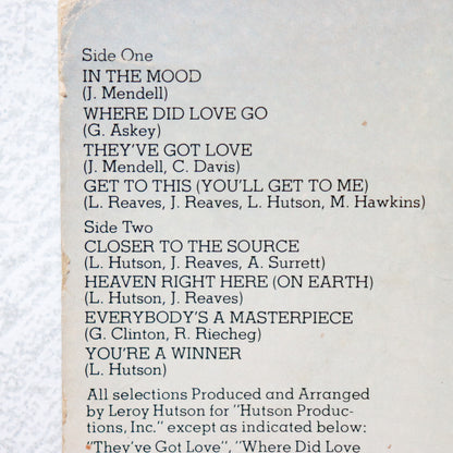 LEROY HUTSON / Closer To The Source