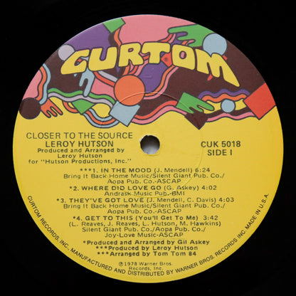 LEROY HUTSON / Closer To The Source