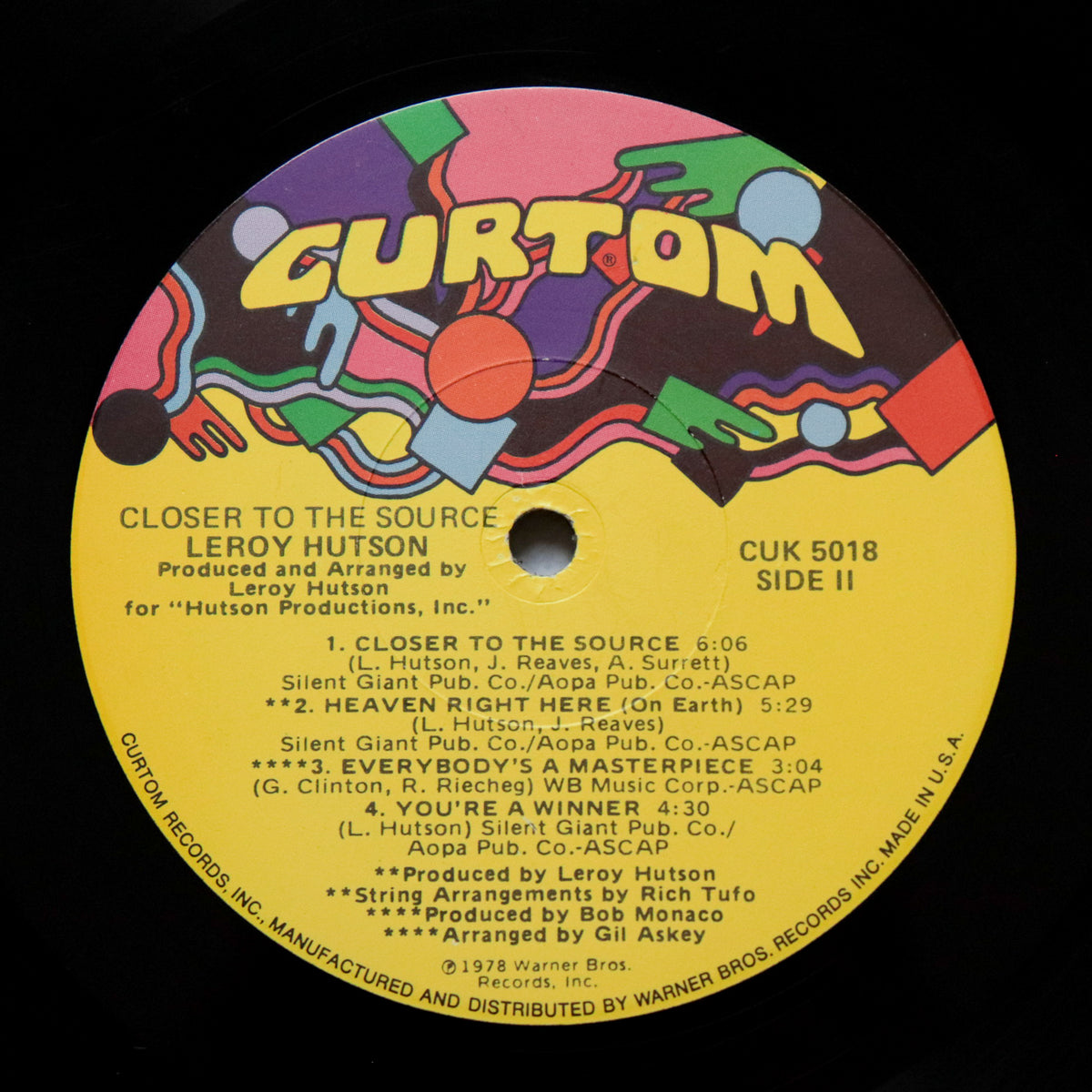LEROY HUTSON / Closer To The Source